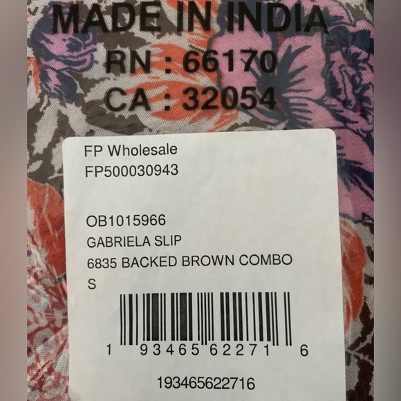 NWT FREE PEOPLE GABRIELA SMOCKED HALTER SLIP DRESS ๐, Sz.S, BNWTIB - Picture 13 of 15